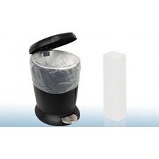 Sacs poubelle à pédale Blanc avec cravate handles- Idéal pour poubelles pour poubelles de cuisine  chambre Capacité 15 L - B01D66YZK0